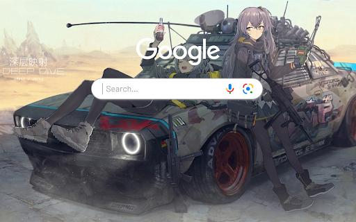 Anime Girls Frontline UMP40 UMP45 Anime Theme  from Chrome web store to be run with OffiDocs Chromium online