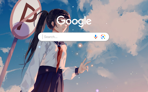 Anime Girl Student Uniform Anime Theme  from Chrome web store to be run with OffiDocs Chromium online