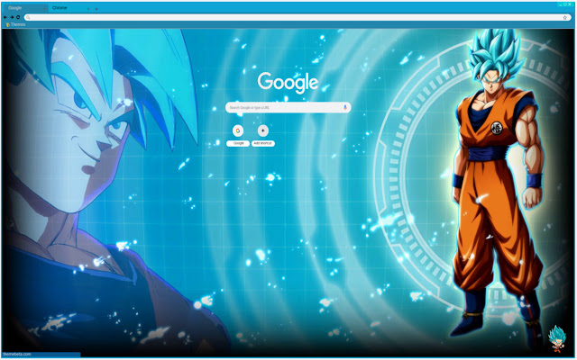 Anime Goku SSBSS Theme  from Chrome web store to be run with OffiDocs Chromium online