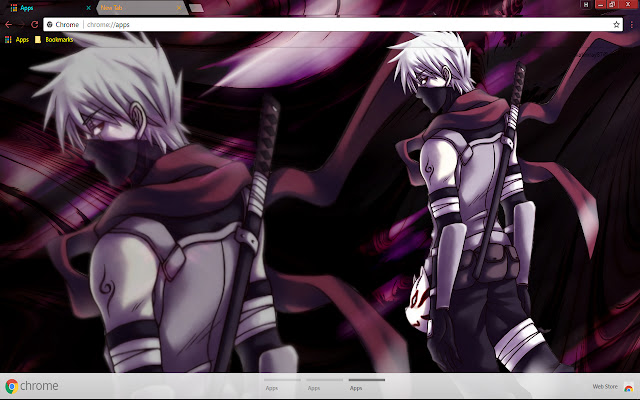 Anime Kakashi Hatake Naruto  from Chrome web store to be run with OffiDocs Chromium online