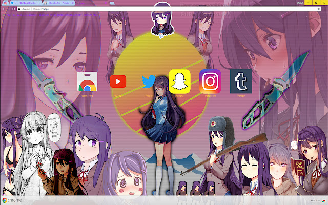 ANIME YURI AESTHETIC BACKGROUND | CUTE ART <3  from Chrome web store to be run with OffiDocs Chromium online