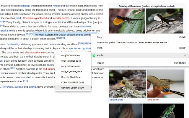 Anole mula sa Chrome web store na tatakbo sa OffiDocs Chromium online