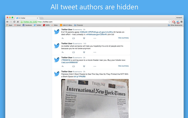 Anonymous Twitter  from Chrome web store to be run with OffiDocs Chromium online