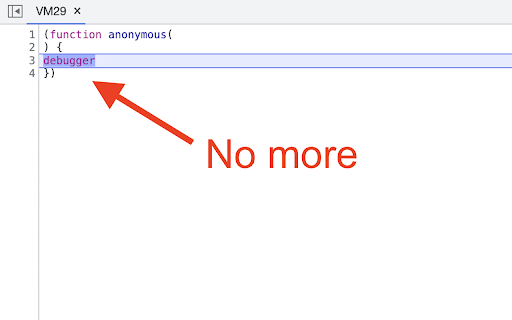 Anti Anti Debug  from Chrome web store to be run with OffiDocs Chromium online