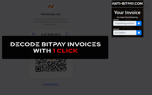 Chrome web mağazasından Anti Bitpay.com, OffiDocs Chromium çevrimiçi ile çalıştırılacak