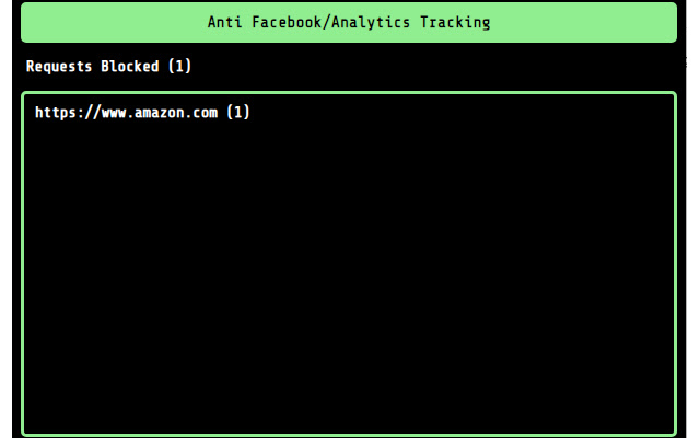 Anti Facebook/Analytics Tracking  from Chrome web store to be run with OffiDocs Chromium online