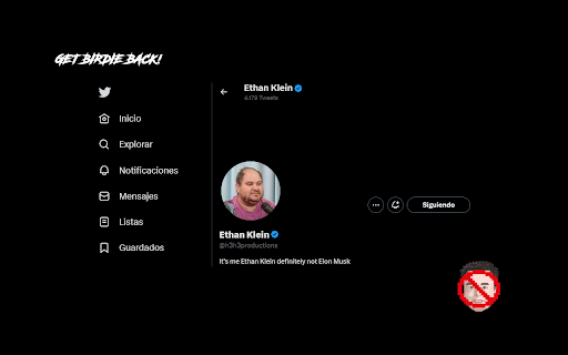 AntiMusk  from Chrome web store to be run with OffiDocs Chromium online