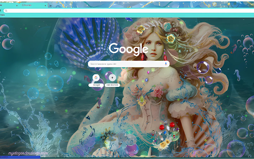 Antique Mermaid  from Chrome web store to be run with OffiDocs Chromium online