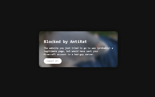 AntiRat  from Chrome web store to be run with OffiDocs Chromium online