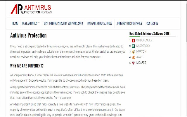 Antivirus Protection Reviews  from Chrome web store to be run with OffiDocs Chromium online