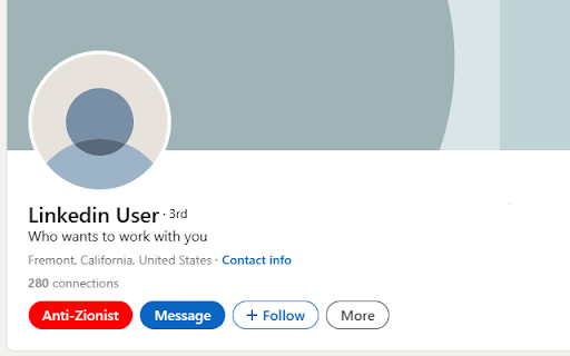 Anti Zionist Tag  from Chrome web store to be run with OffiDocs Chromium online