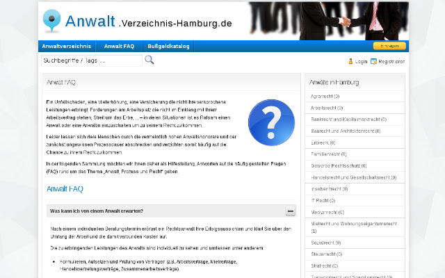 Anwalt in Hamburg  from Chrome web store to be run with OffiDocs Chromium online