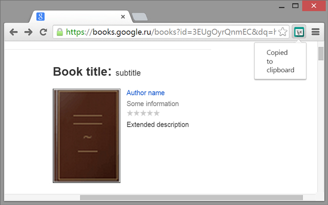 Any BibTeX  from Chrome web store to be run with OffiDocs Chromium online