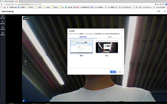 anyRTC ScreenShare  from Chrome web store to be run with OffiDocs Chromium online