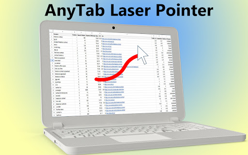AnyTab Laser Pointer  from Chrome web store to be run with OffiDocs Chromium online