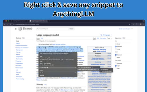 AnythingLLM Browser Companion  from Chrome web store to be run with OffiDocs Chromium online