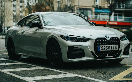 A Parked White Coupe  from Chrome web store to be run with OffiDocs Chromium online