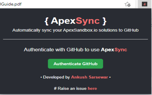 ApexSync  from Chrome web store to be run with OffiDocs Chromium online