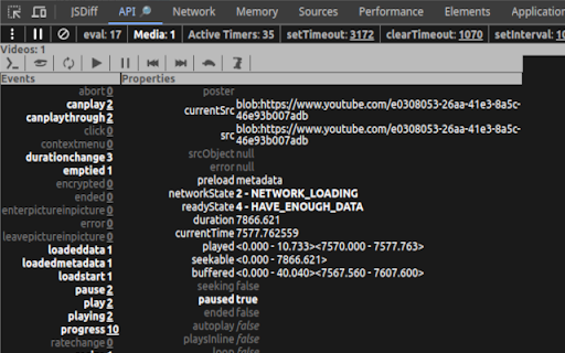 API Monitor  from Chrome web store to be run with OffiDocs Chromium online