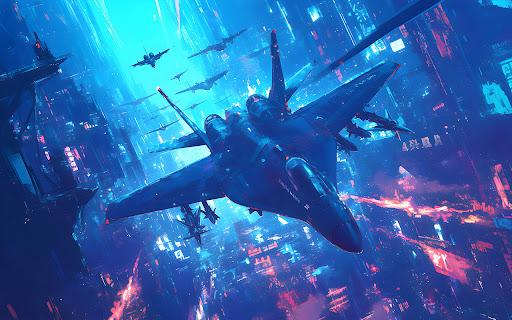 A plane glides through the magical sky  from Chrome web store to be run with OffiDocs Chromium online