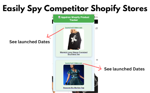 Appdron Shopify Product Tracker  from Chrome web store to be run with OffiDocs Chromium online