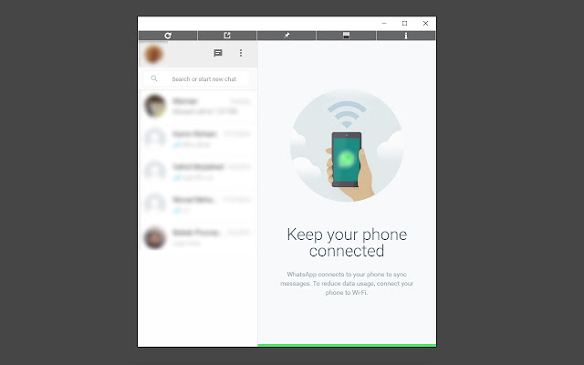 App for WA Web  from Chrome web store to be run with OffiDocs Chromium online