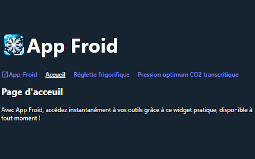 App Froid  from Chrome web store to be run with OffiDocs Chromium online