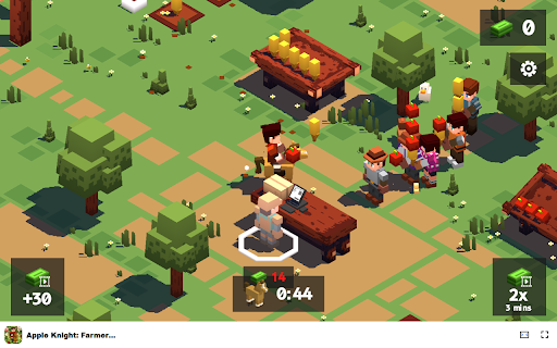 Apple Knight: Farmers Market Game Build Your Blocky Market Empire!  from Chrome web store to be run with OffiDocs Chromium online