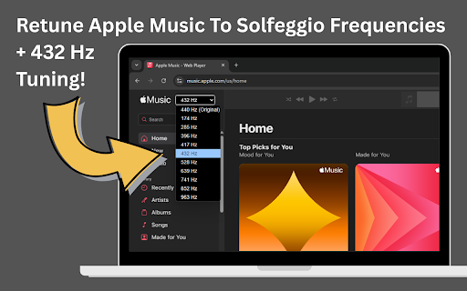 Apple™ Music Re Tuner  from Chrome web store to be run with OffiDocs Chromium online