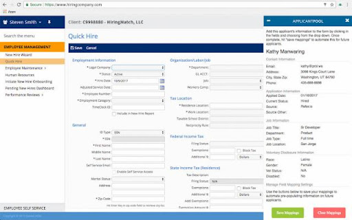 Applicant Tracking  from Chrome web store to be run with OffiDocs Chromium online
