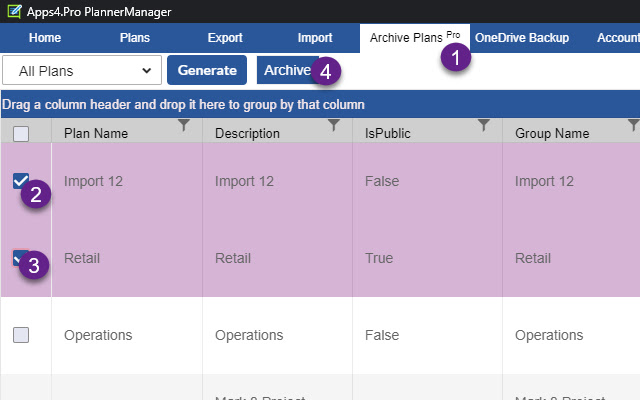 Apps4.Pro PlannerManager van de Chrome-webwinkel om te worden uitgevoerd met OffiDocs Chromium online