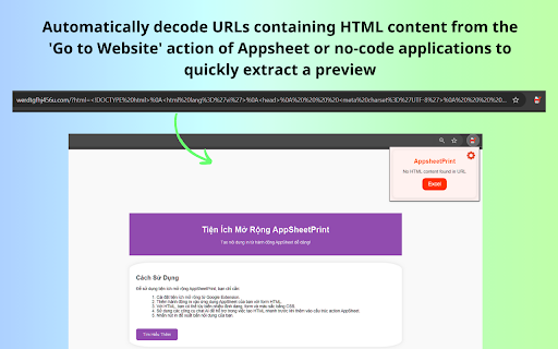 Appsheet X  from Chrome web store to be run with OffiDocs Chromium online