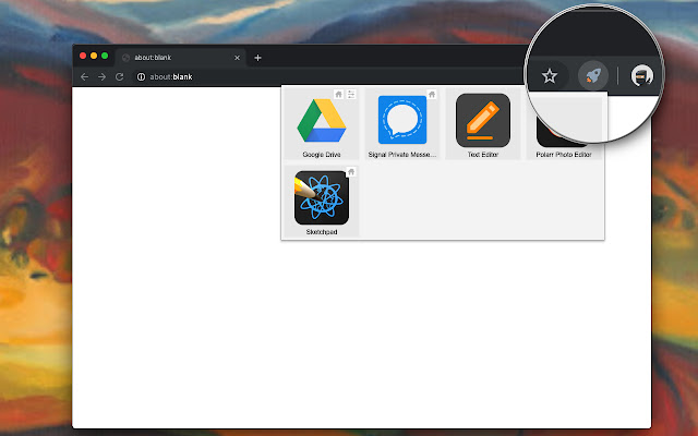 Apps Launcher for Chrome  from Chrome web store to be run with OffiDocs Chromium online
