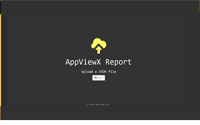 AppViewX Report  from Chrome web store to be run with OffiDocs Chromium online