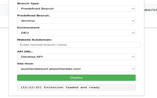 APR Quick Deploy  from Chrome web store to be run with OffiDocs Chromium online