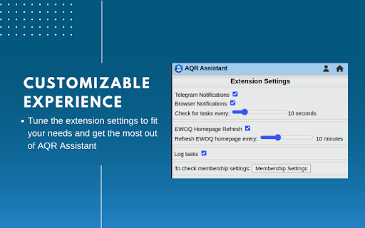AQR Assistant  from Chrome web store to be run with OffiDocs Chromium online