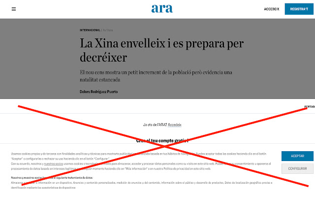 Ara.cat noticies lluires  from Chrome web store to be run with OffiDocs Chromium online