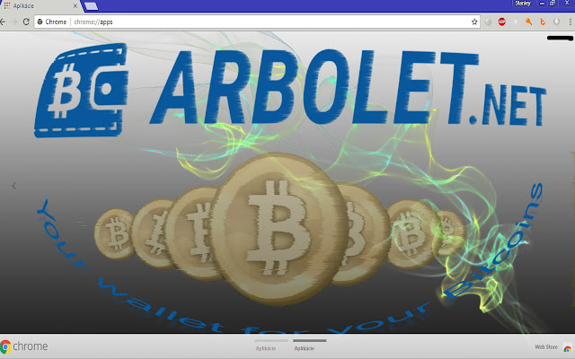Arbolet wallet  from Chrome web store to be run with OffiDocs Chromium online