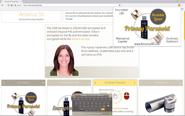 Arcanus 55 On Screen Virtual Keyboard  from Chrome web store to be run with OffiDocs Chromium online