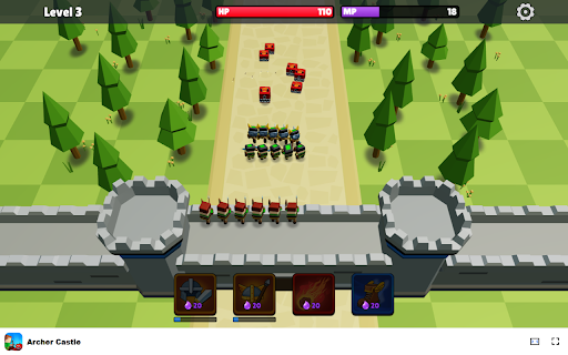 Archer Castle Game Command Archers and Unleash Magical Powers!  from Chrome web store to be run with OffiDocs Chromium online