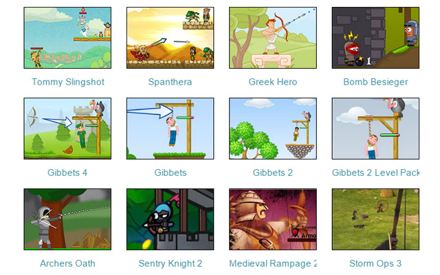 Archery Games  from Chrome web store to be run with OffiDocs Chromium online