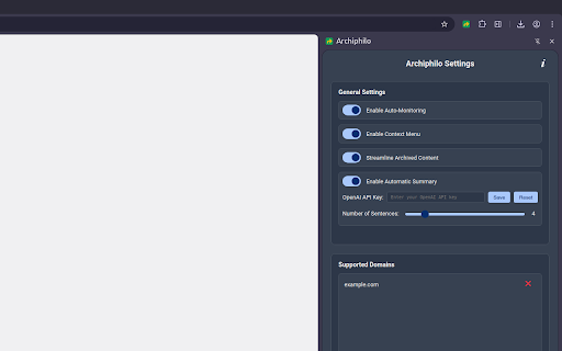 Archiphilo  from Chrome web store to be run with OffiDocs Chromium online