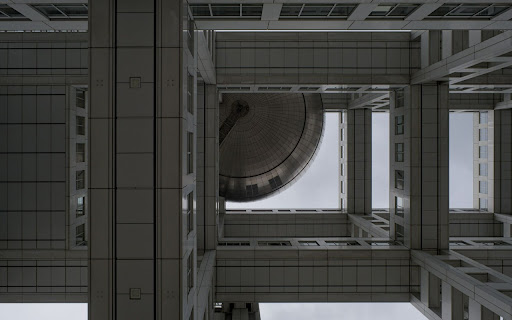 Architecture with a Dome, Bottom Up Perspective  from Chrome web store to be run with OffiDocs Chromium online