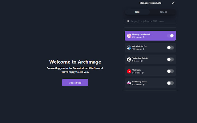 Archmage  from Chrome web store to be run with OffiDocs Chromium online