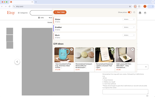 Arch: The Etsy Mood Board  from Chrome web store to be run with OffiDocs Chromium online