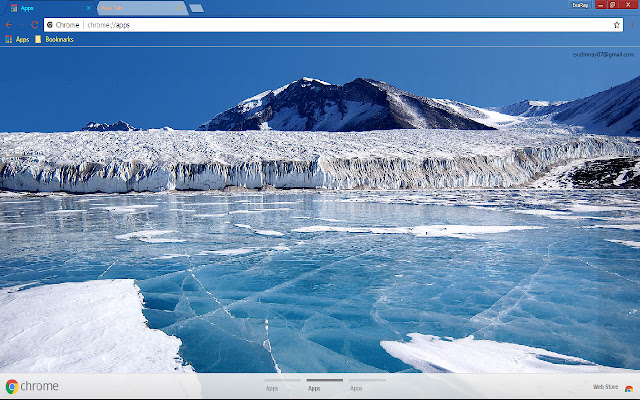 Arctic Ice Mountain  from Chrome web store to be run with OffiDocs Chromium online