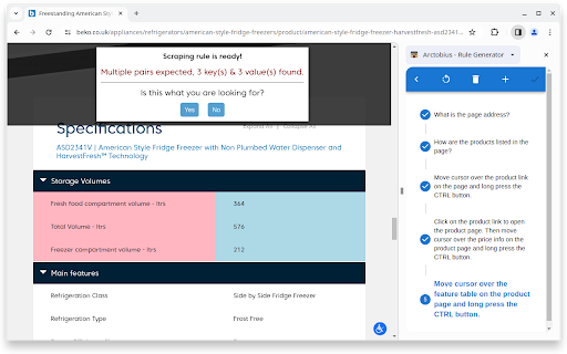 Arctobius Web Crawler  from Chrome web store to be run with OffiDocs Chromium online