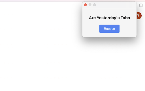 Arc Yesterdays Tabs from Chrome web store to be run with OffiDocs Chromium online Arc Yesterdays Tabs from Chrome web store to be run with OffiDocs Chromium online