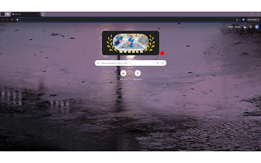 A Reflection of a Lamppost in a Puddle  from Chrome web store to be run with OffiDocs Chromium online