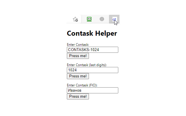 ARemizov Extension for Contask  from Chrome web store to be run with OffiDocs Chromium online